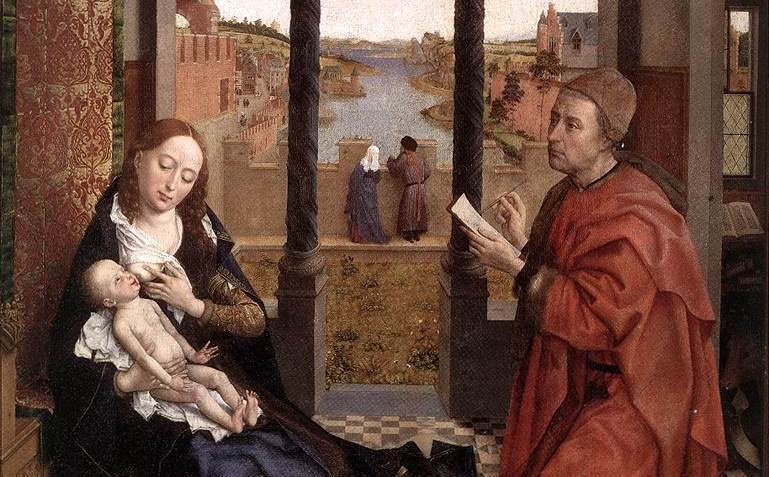 St Luke Painting the Virgin, by Rogier Van der Weyden